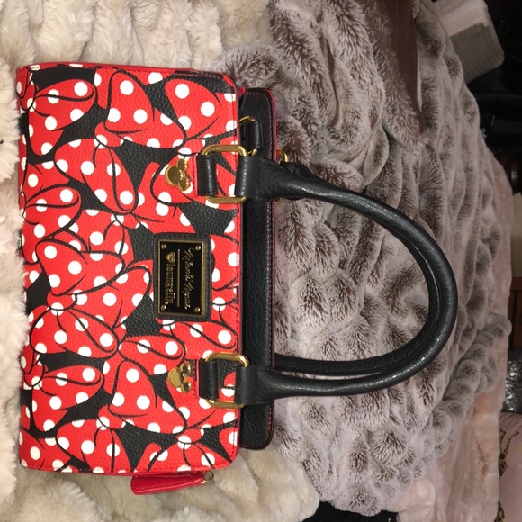 Loungefly Handbags - Loungefly Disney Minnie Mouse Bow Handbag